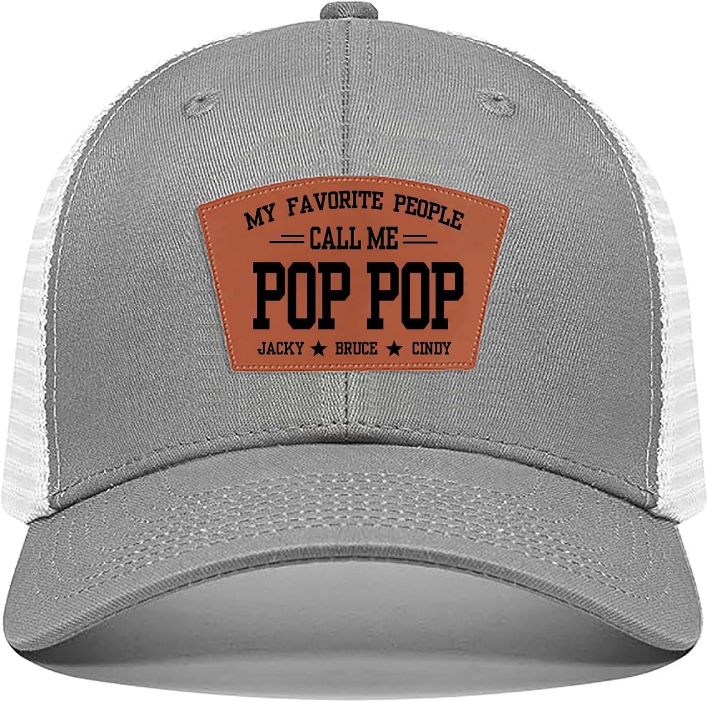 My Favorite People Call me Grandpa Hat Adjustable Baseball Cap Christmas Father's Day Birthday Gifts for Dad Trucker Hat
