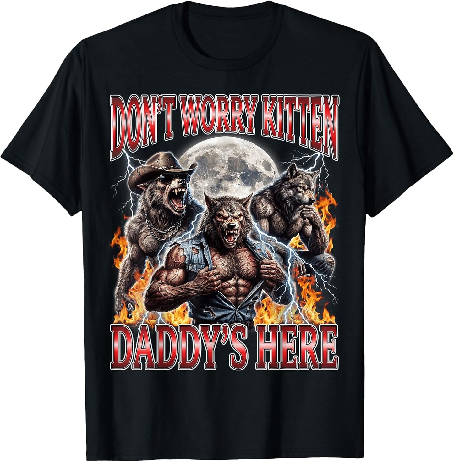 Daddy Wolf Alpha Cringe Vintage Bootleg