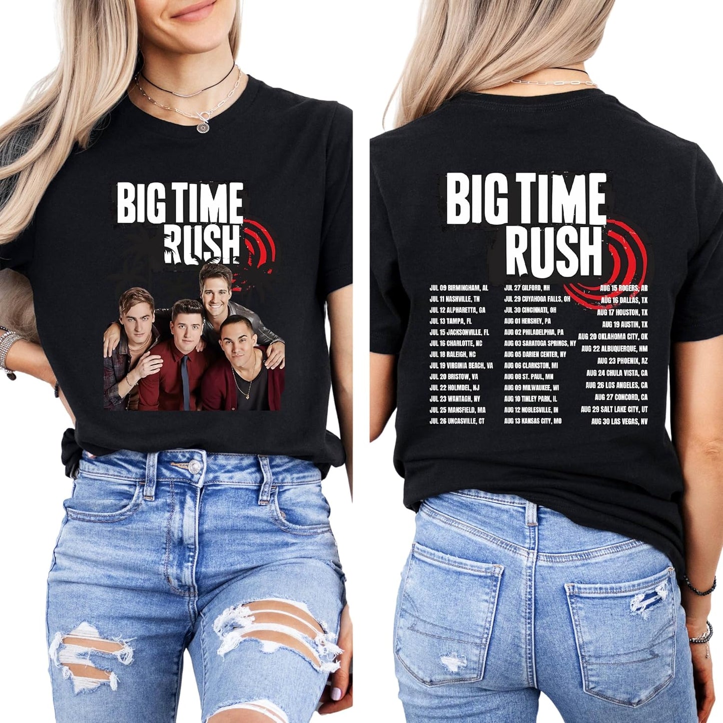 Big Concert Timer Music Rush T-Shirt, Rock and Pop Music Event Shirt, Band Tour Inspired Graphic Tee for Music Lovers