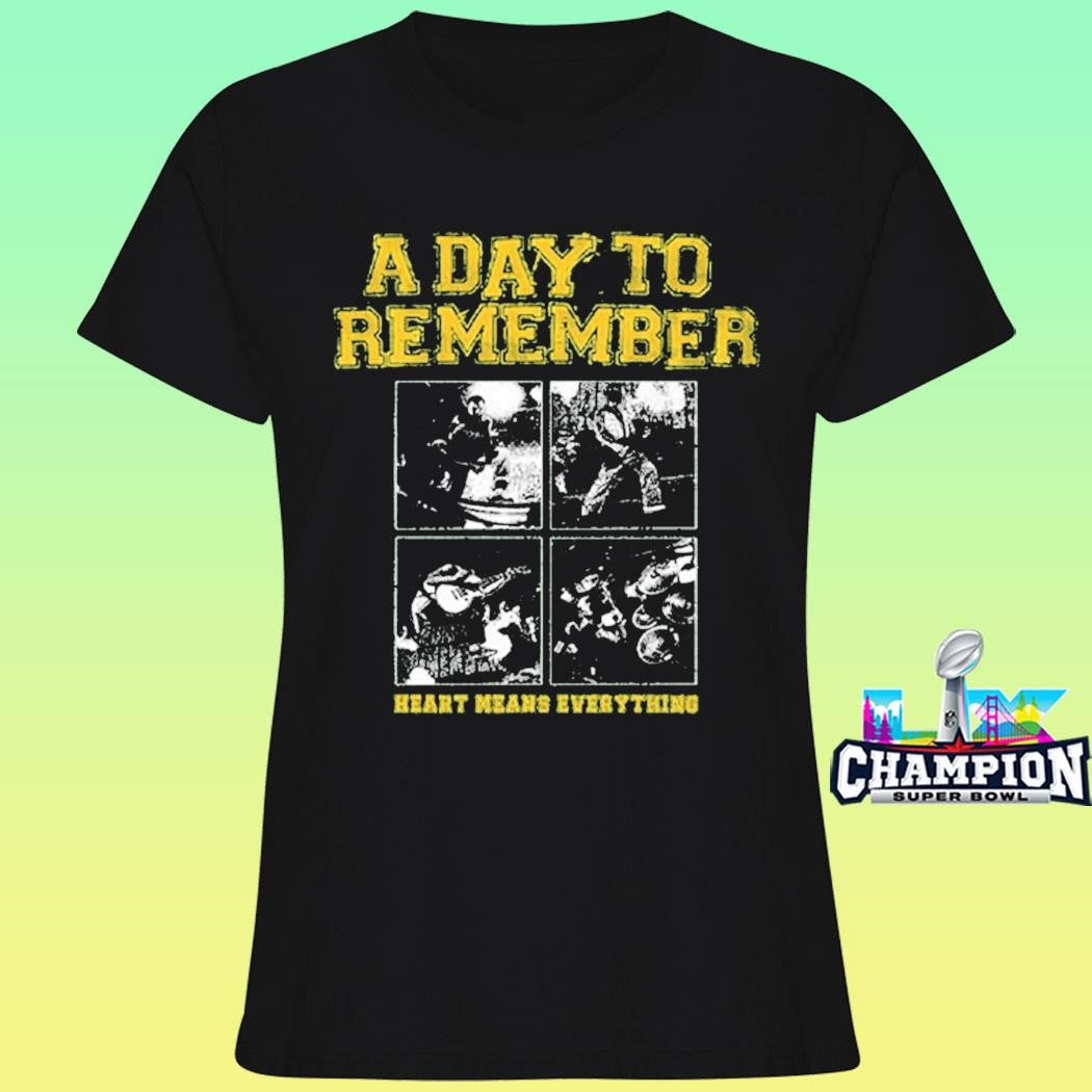A Day To Remember Varsity Pit Heart Means Everything Shirt