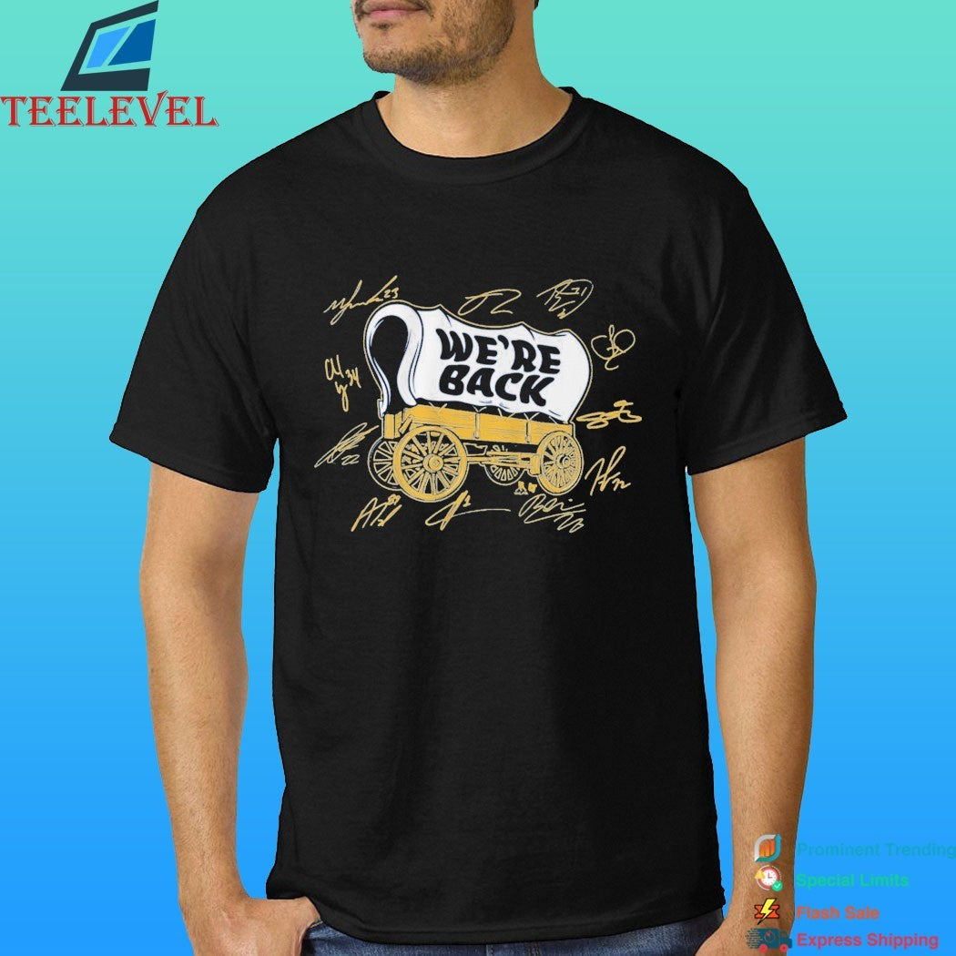 Buffalo Sabres We’re Back Wagon Signatures Shirt