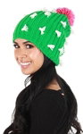 Cactus Knit Hat Beanie