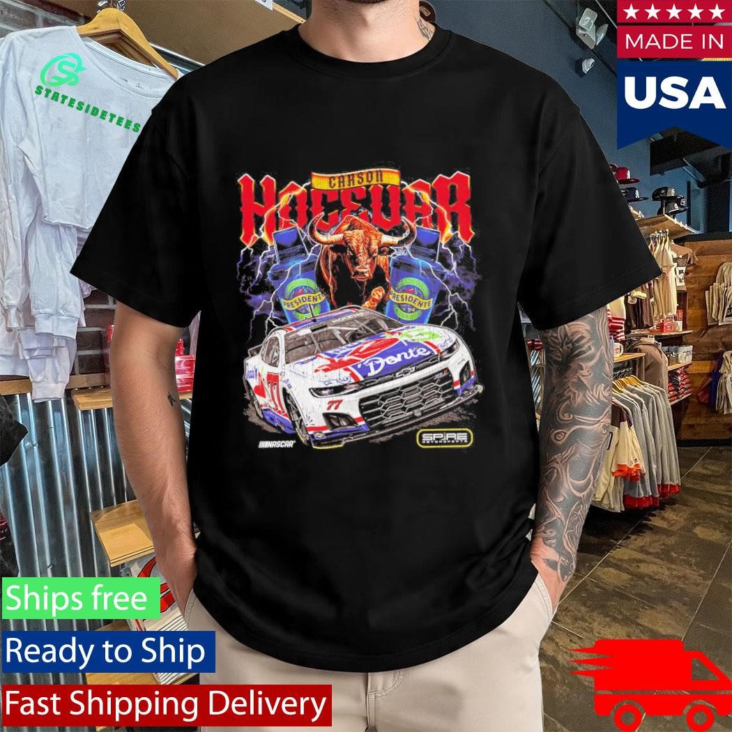 Carson Hocevar Spire Motorsports Black Chilis Car Shirt