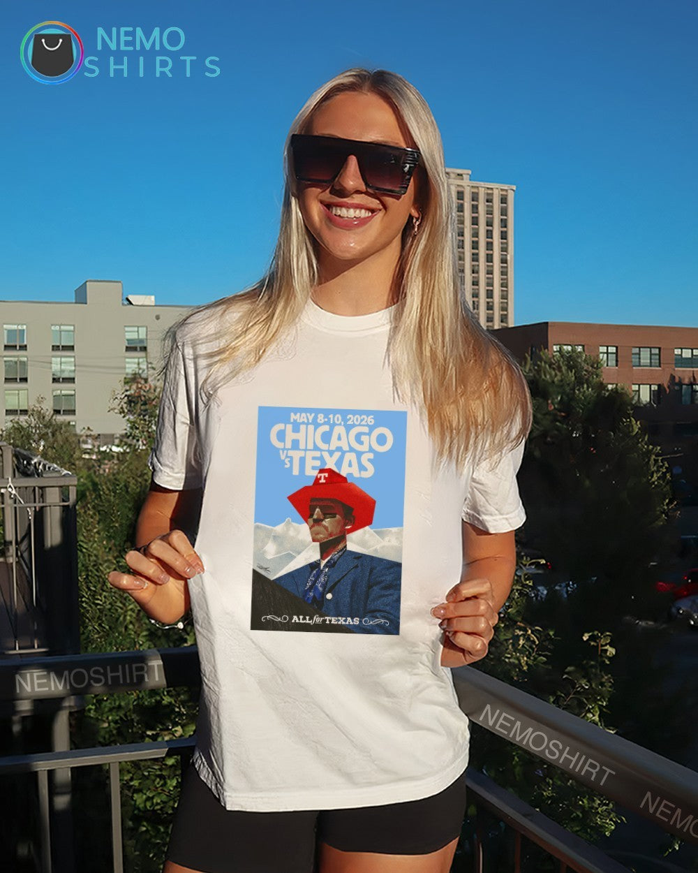 Chicago vs Texas All for Texas shirt