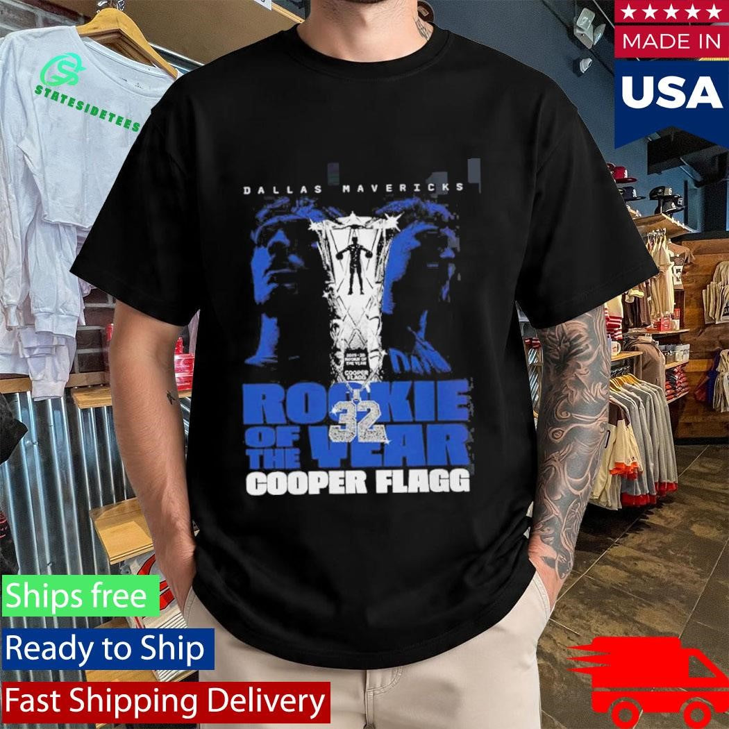 Cooper Flagg Dallas Mavericks Rookie Of The Year Chain T-Shirt