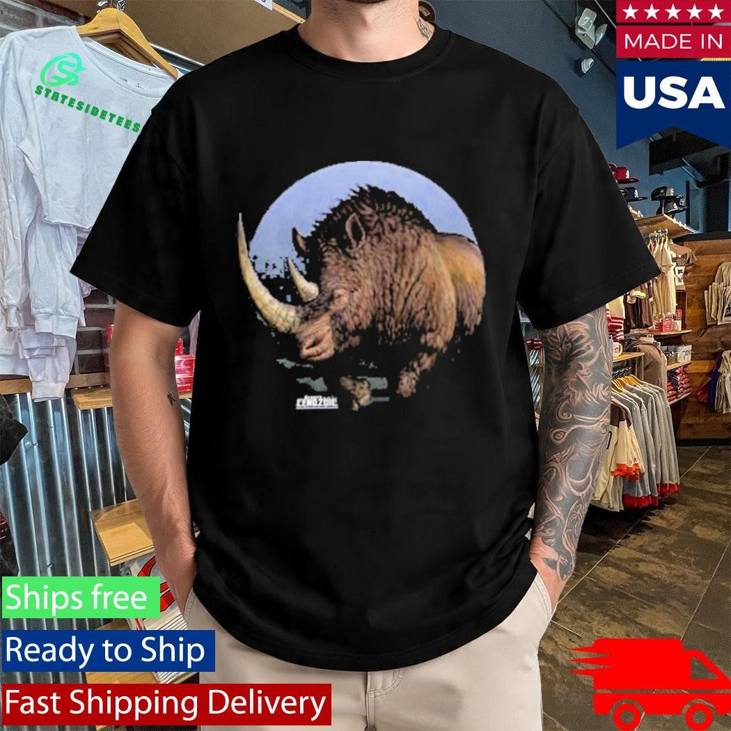 Creative Beast Studio Woolly Rhino Retro Shirt
