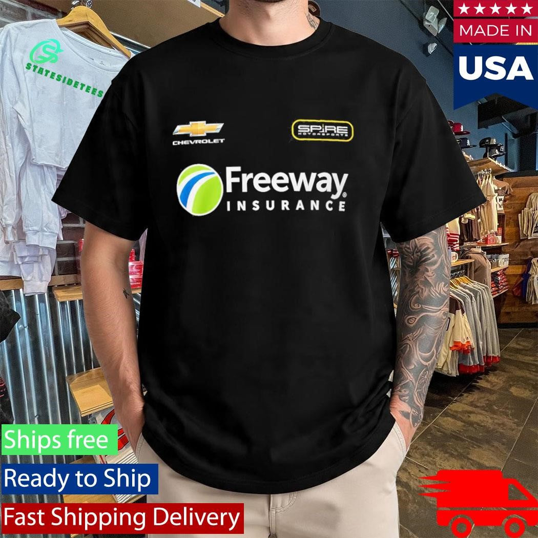 Daniel Suarez Spire Motorsports Freeway Insurance Chevrolet Team Shirt