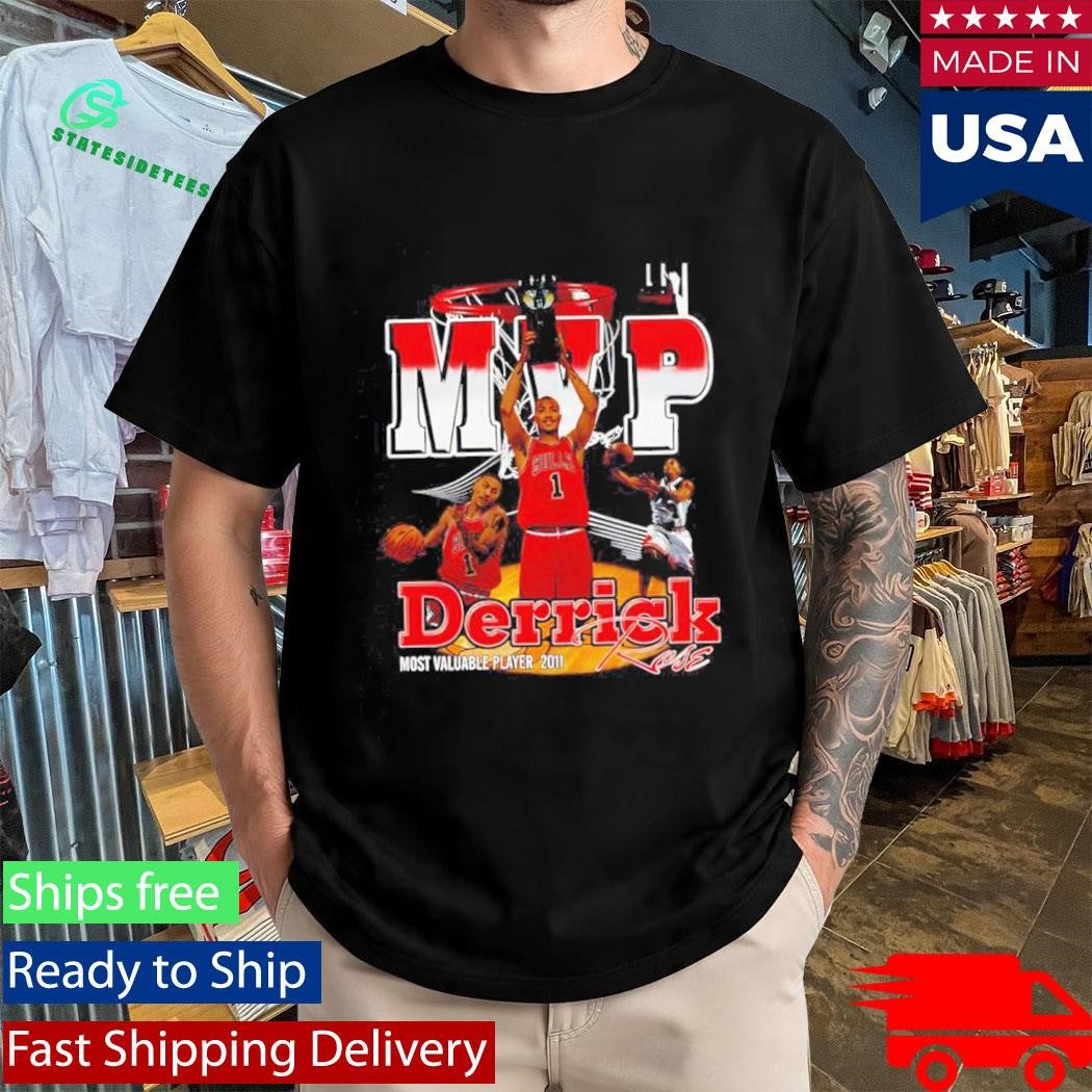 Derrick Rose Chicago Bulls Mvp 2011 90s Bootleg Shirt
