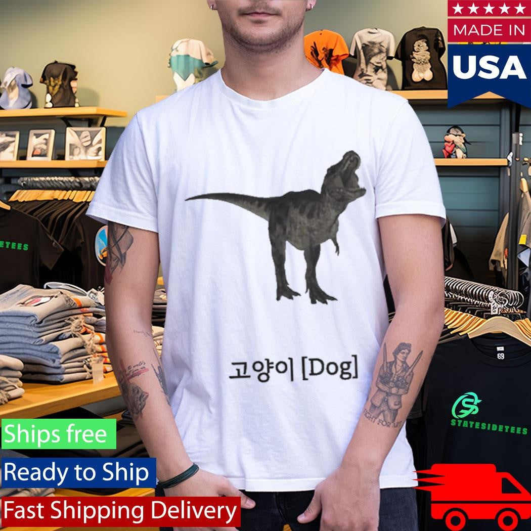 Dinosaur Dog Korean Shirt