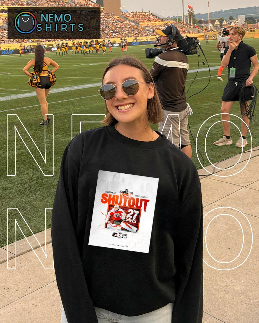 Shutout Dan Vladar Philadelphia Flyers Ignite the orange 2026 shirt