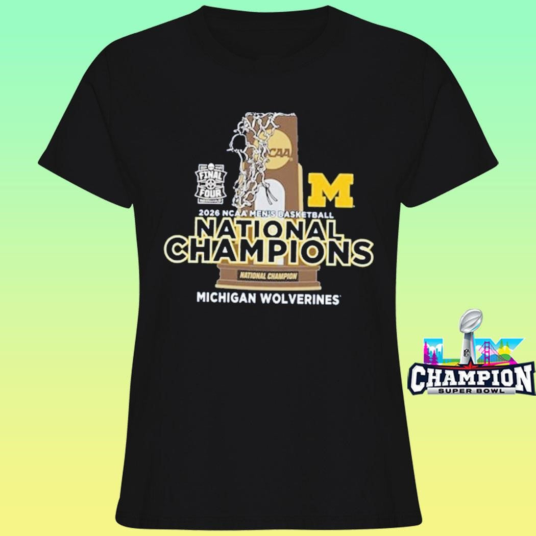 Final Four 2026 Ncaa Men’s Basketball National Champions Michigan Wolverines Shirt