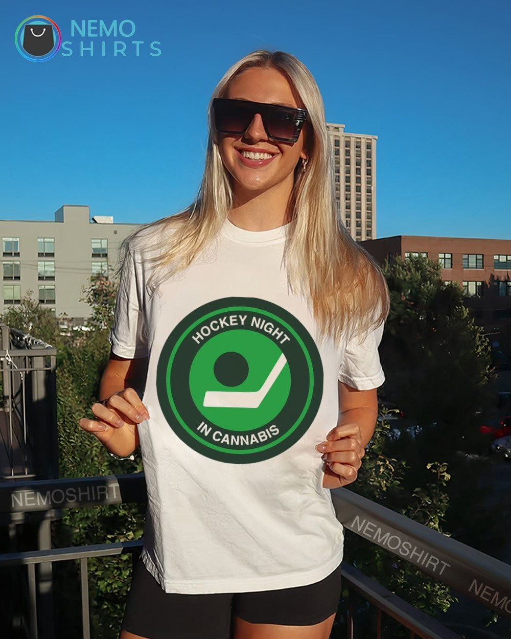Hockey night in Cannabis Happy 420 shirt