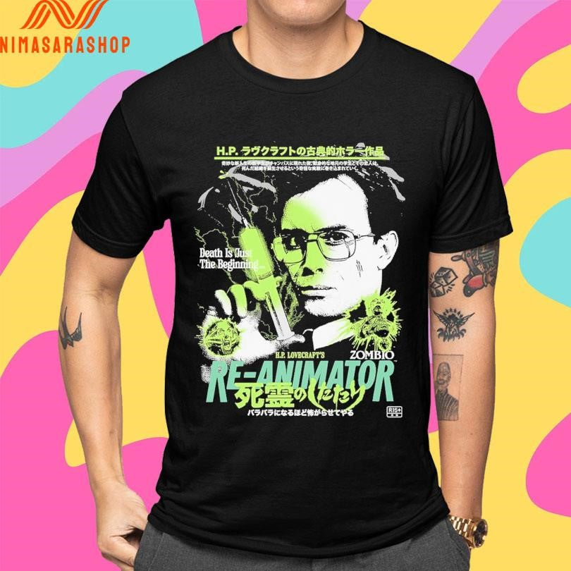 Hp Lovecraft’s Re-Animator Zombio Death Is Just The Beginning Shirts