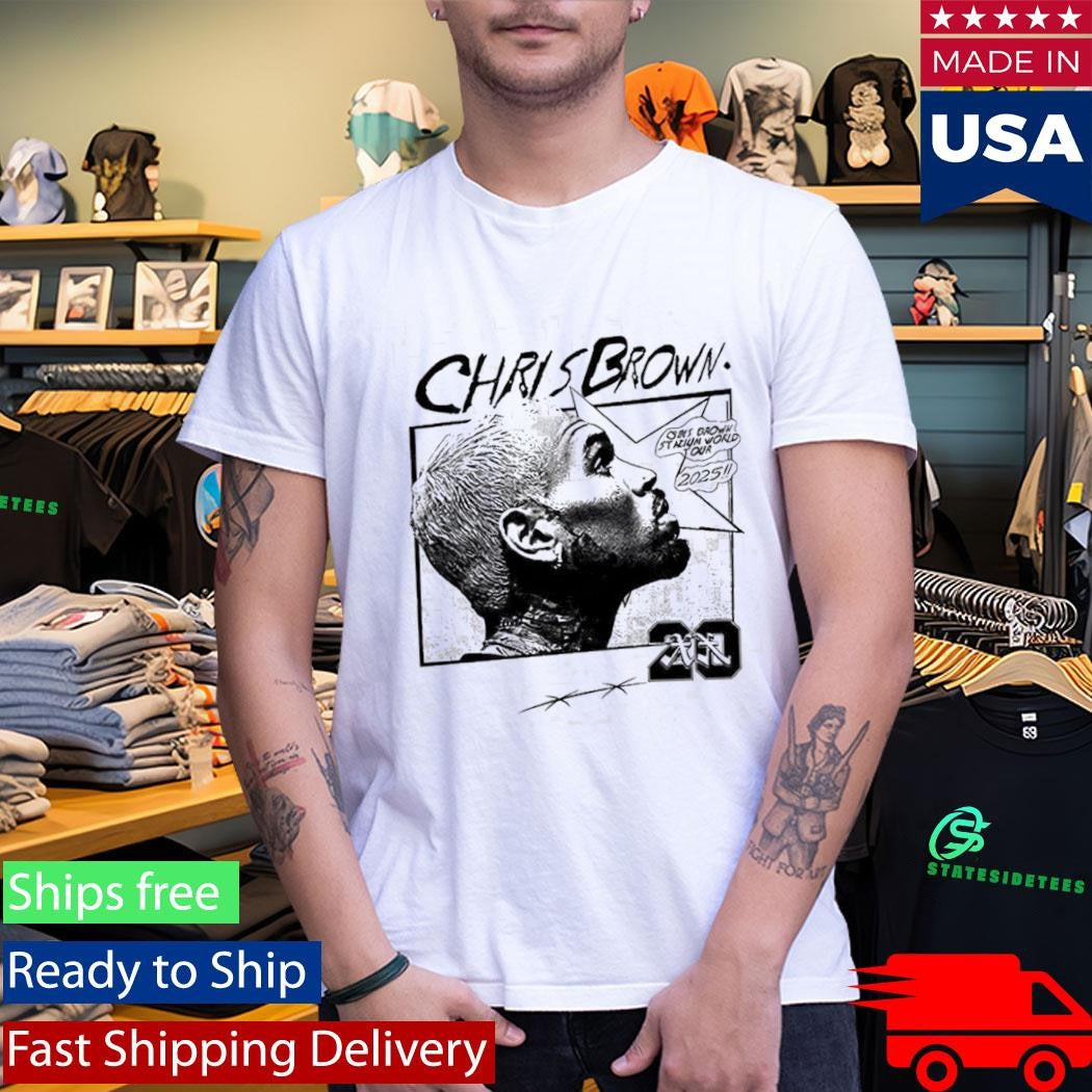 Jada Wallace Chris Brown Breezy Bowl Scribble Shirt