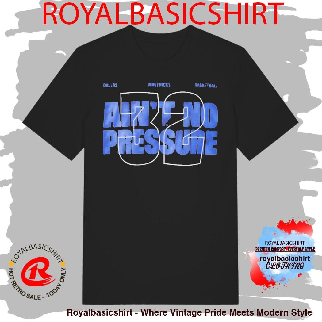Jason Kidd with Ain’t No Pressure 32 Cooper Flagg Shirt