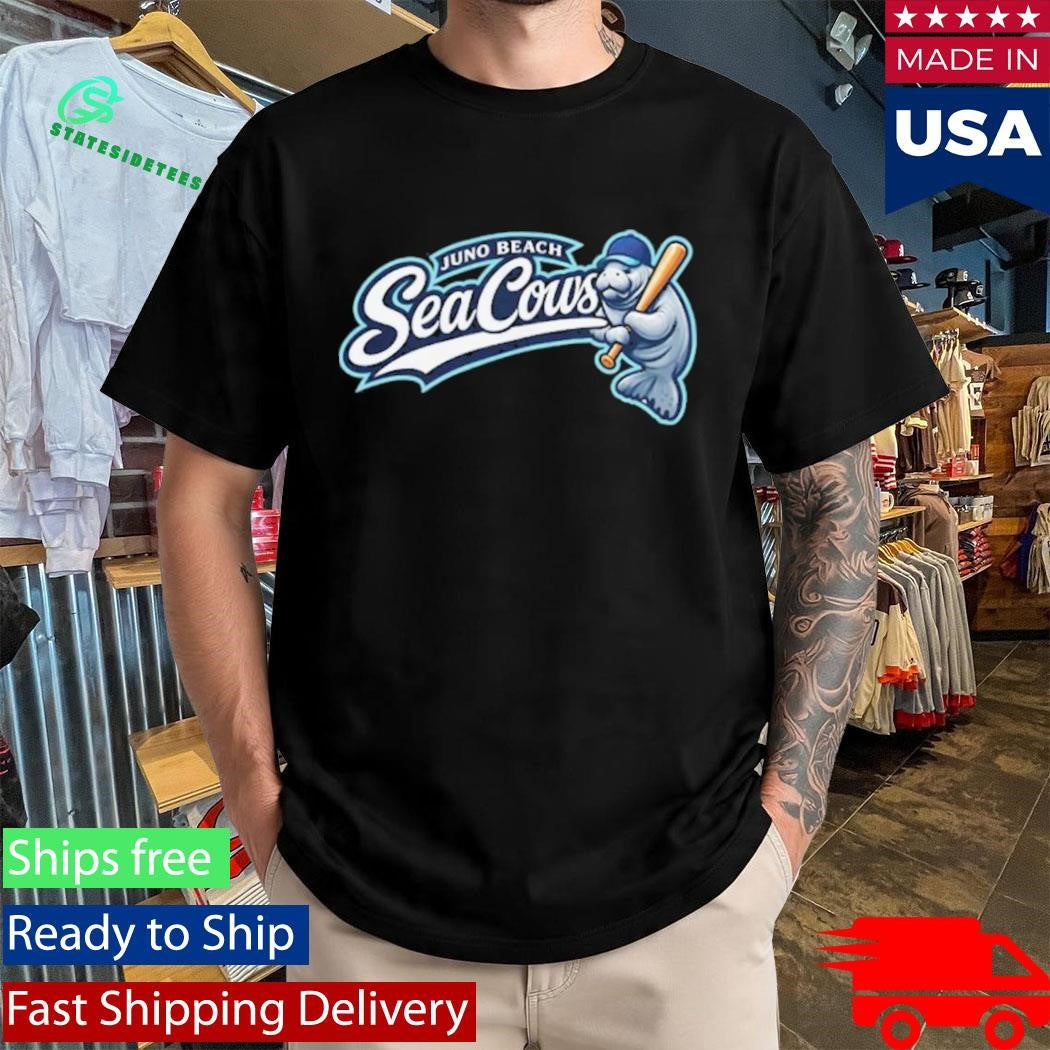 Juno Beach Sea Cows Baseball Manatee Shirt
