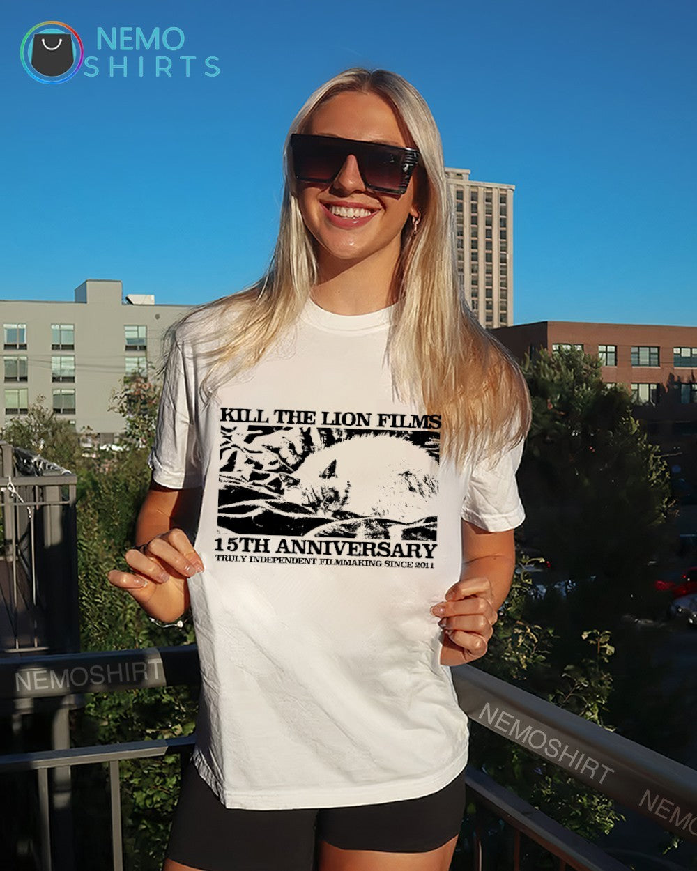Kill the lion films 15th anniversary truly independent filmmaking since 2011 shirt