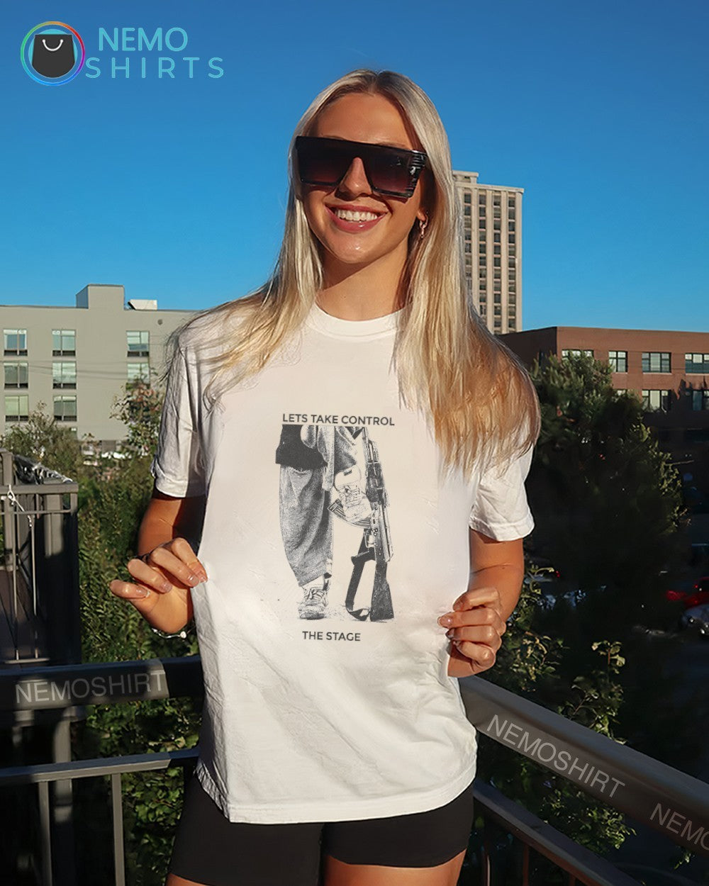 Lets take control the stage poster shirt