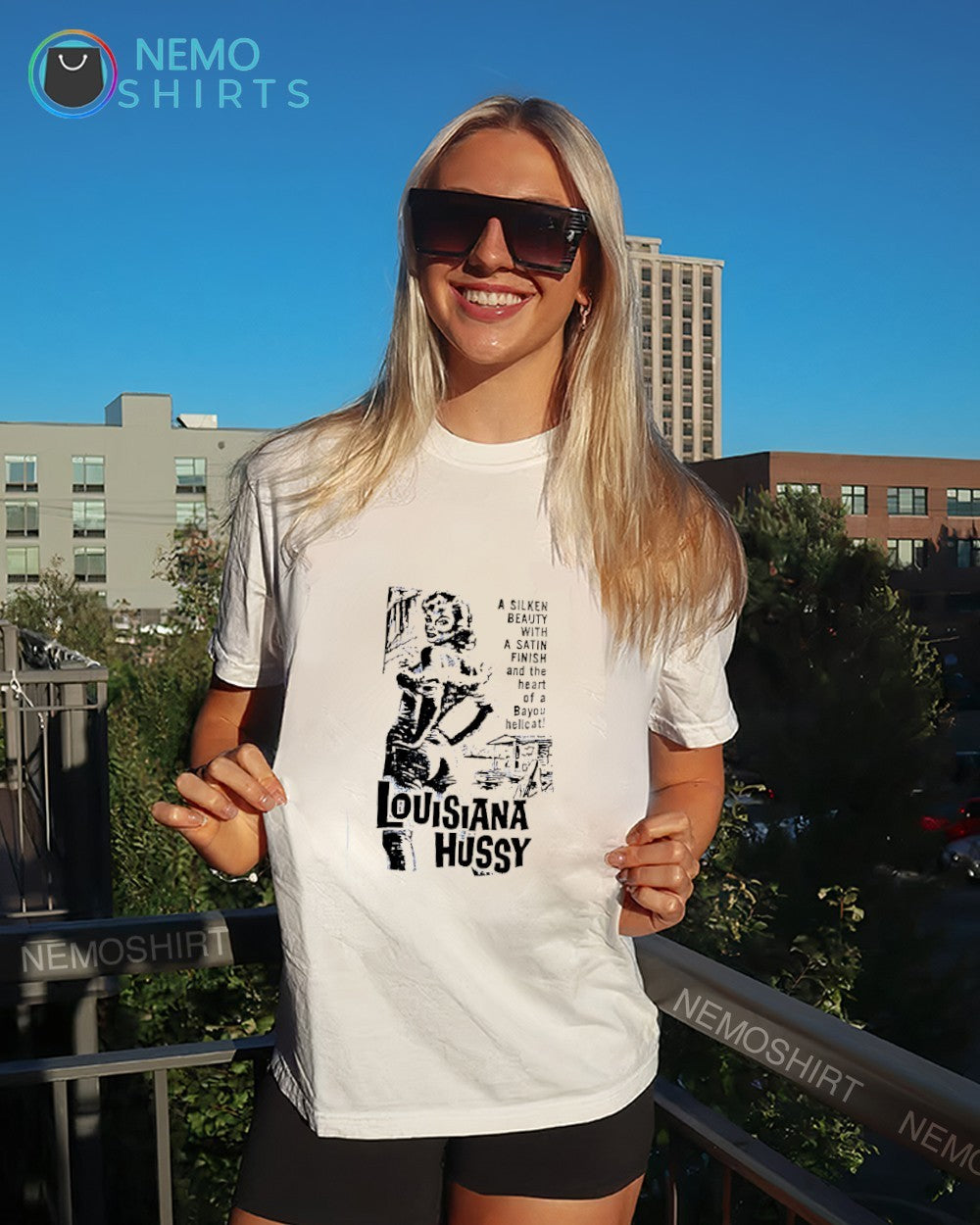Louisiana Hussy a silken beauty with a satin finish and the heart of a bayou hellcat shirt