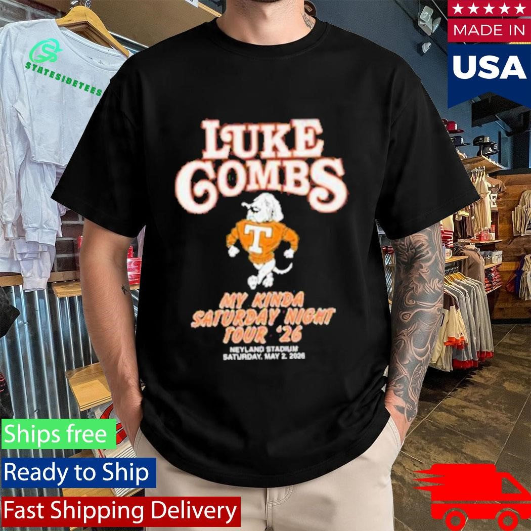Luke Combs My Kinda Saturday Night Tour 26 Exclusive Knoxville Shirt