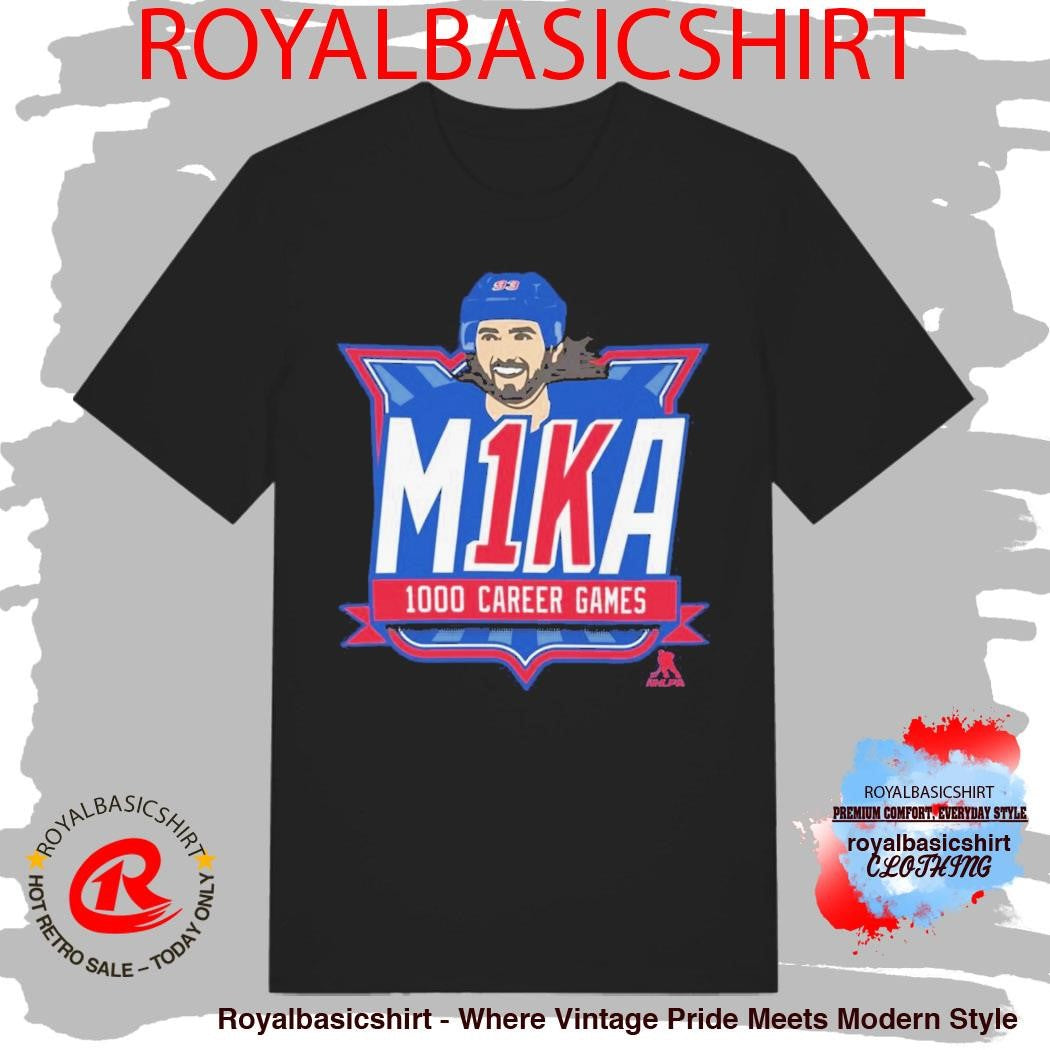 M1KA Mika Zibanejad 1000 Career Games Shirt