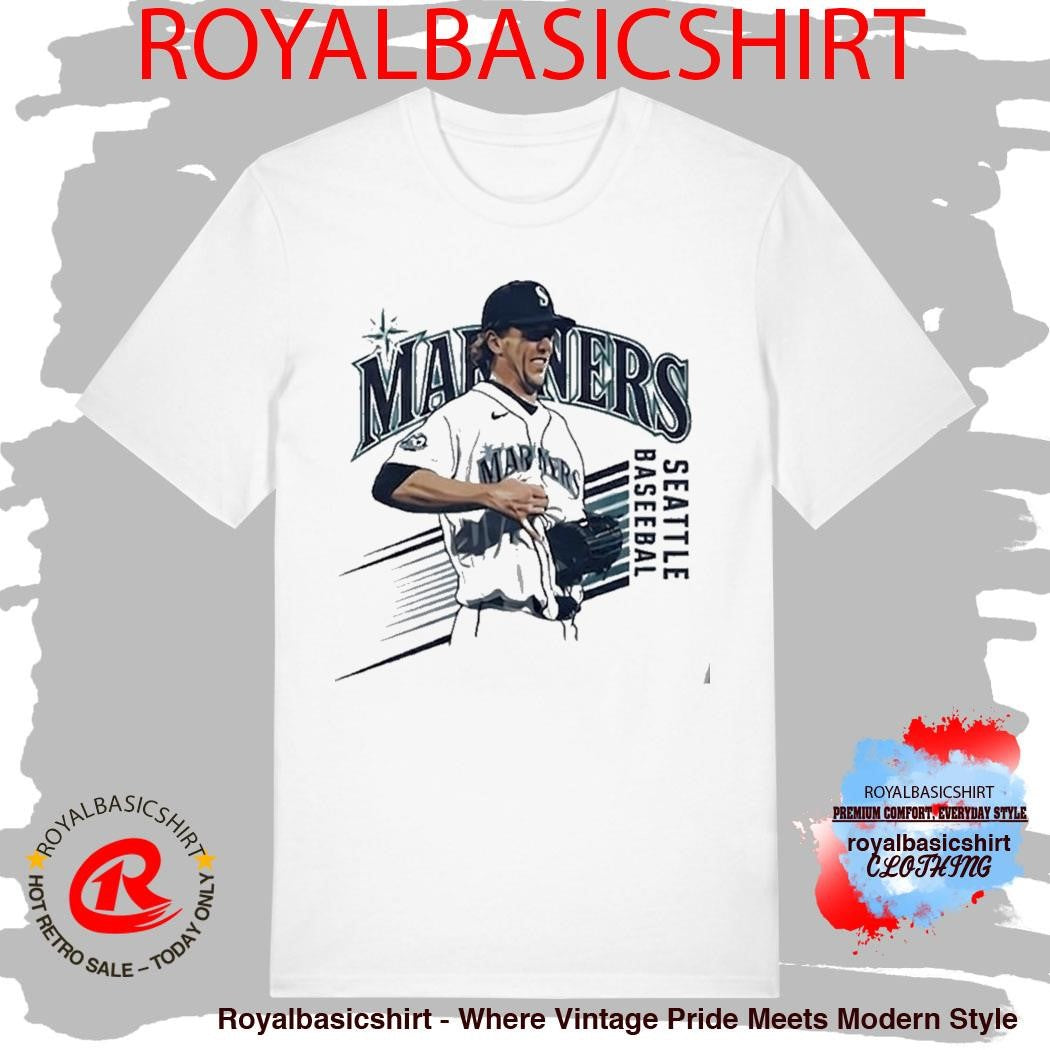 Mariners Logan Gilbert Baseball Pitcher Catches Ball In Shirt