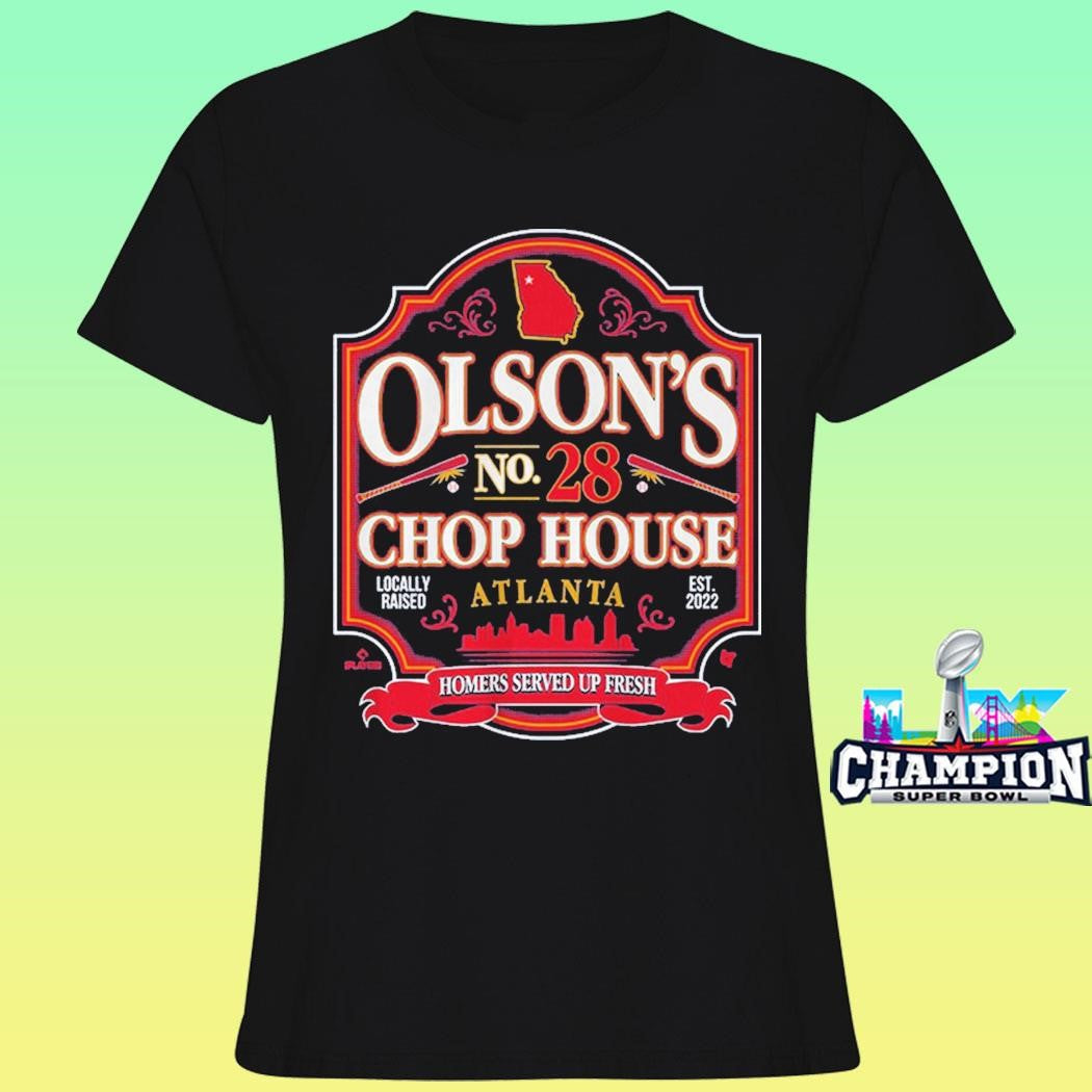 Matt Olson’s Chop House Atlanta Homers Served Up Fresh Shirt