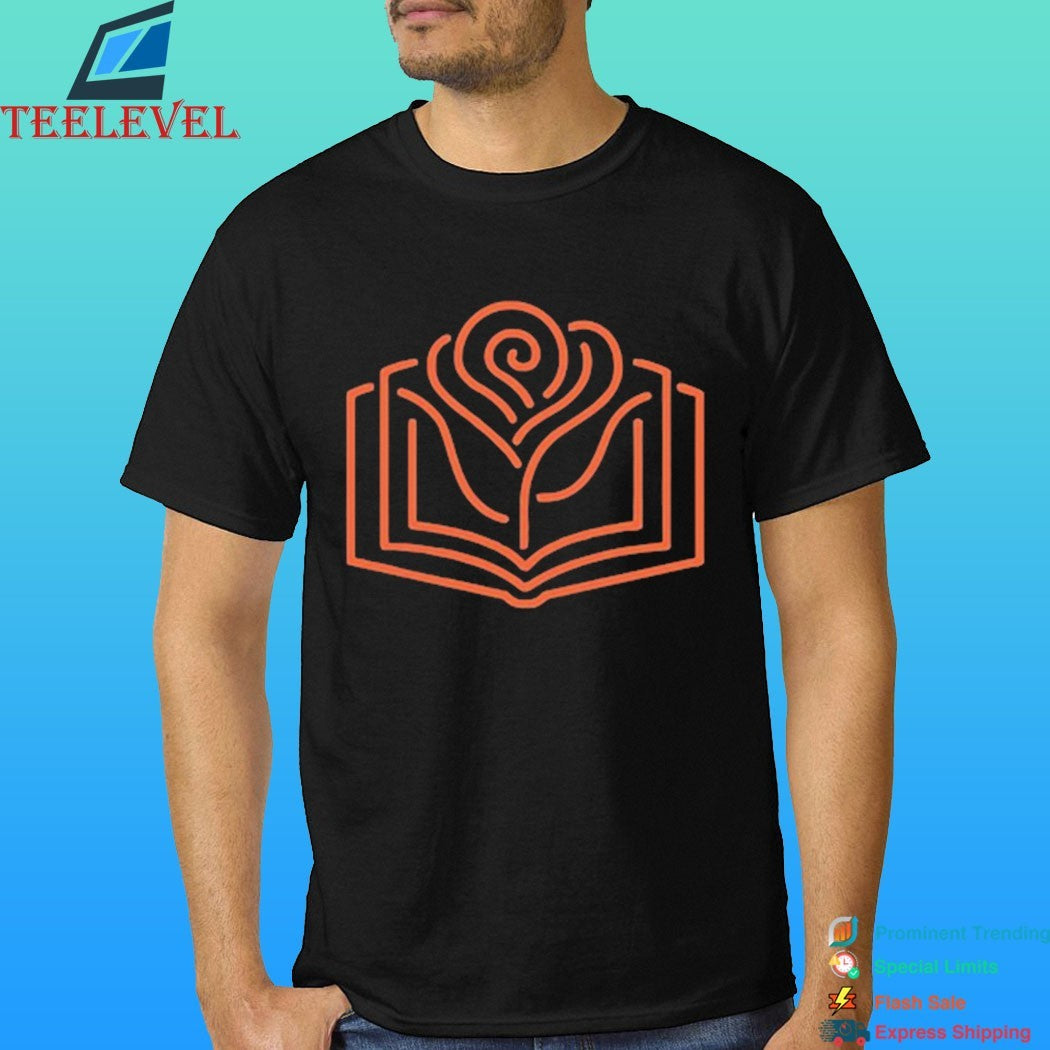 Neon Rose In The Books Shirt
