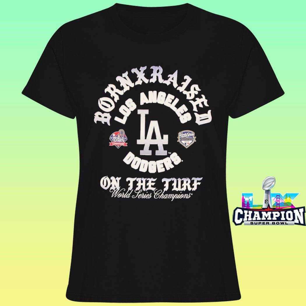 New Era Los Angeles Dodgers X Born X Raised On The Turf Shirt
