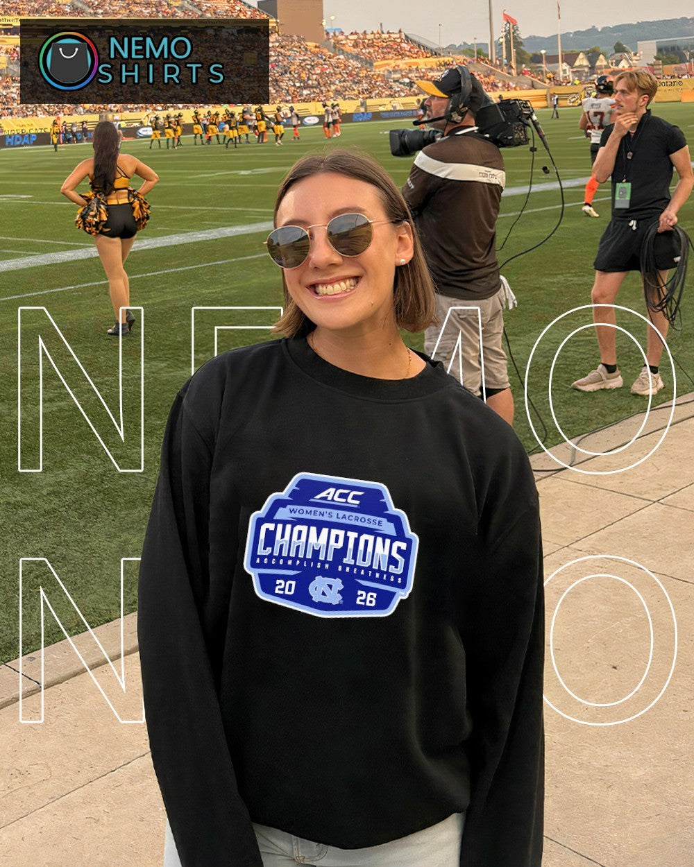 North Carolina Tar Heels 2026 ACC women’s lacrosse champions shirt