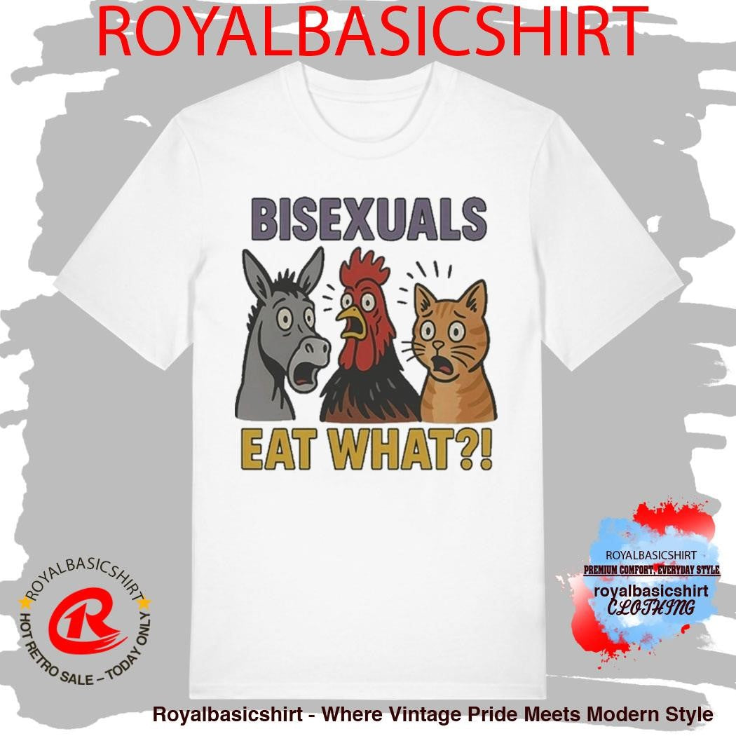 Bisexuals Eat What Donkey Cock Cat Shirt