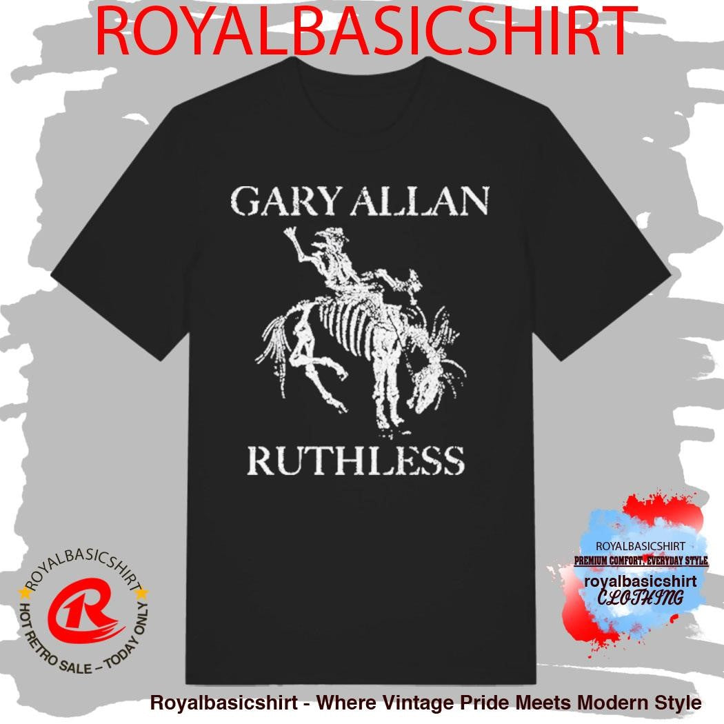 Gary Allan Ruthless Skeleton Shirt