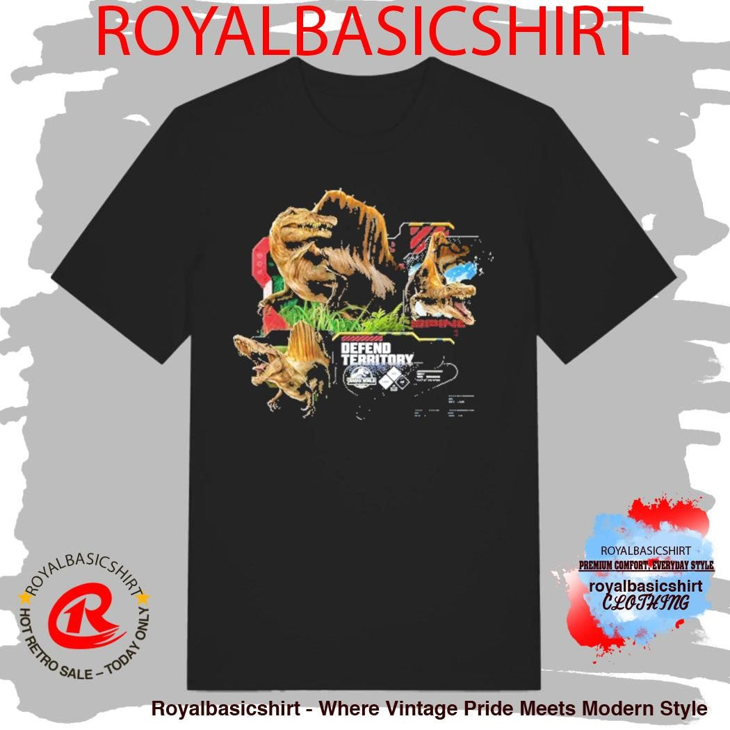 Jurassic World Rebirth Spinosaurus Defend Territory Shirt