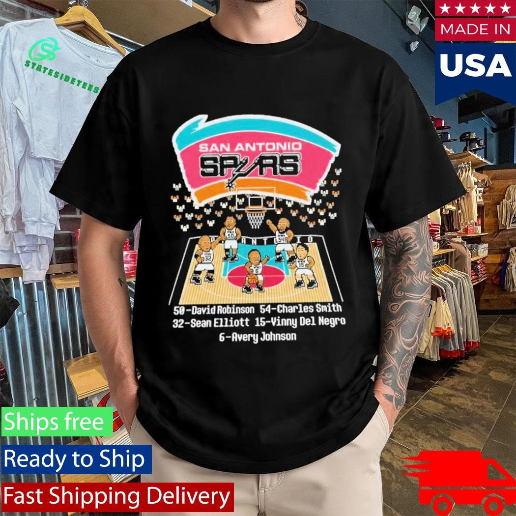 San Antonio Spurs Caricature 8 Bit Shirt