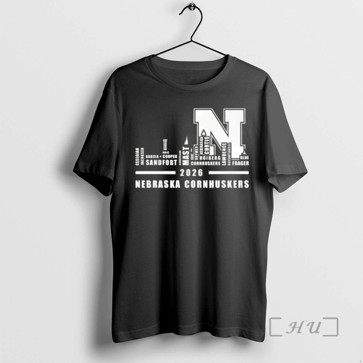 Officials 2026 Nebraska Cornhuskers All Names City Skyline
