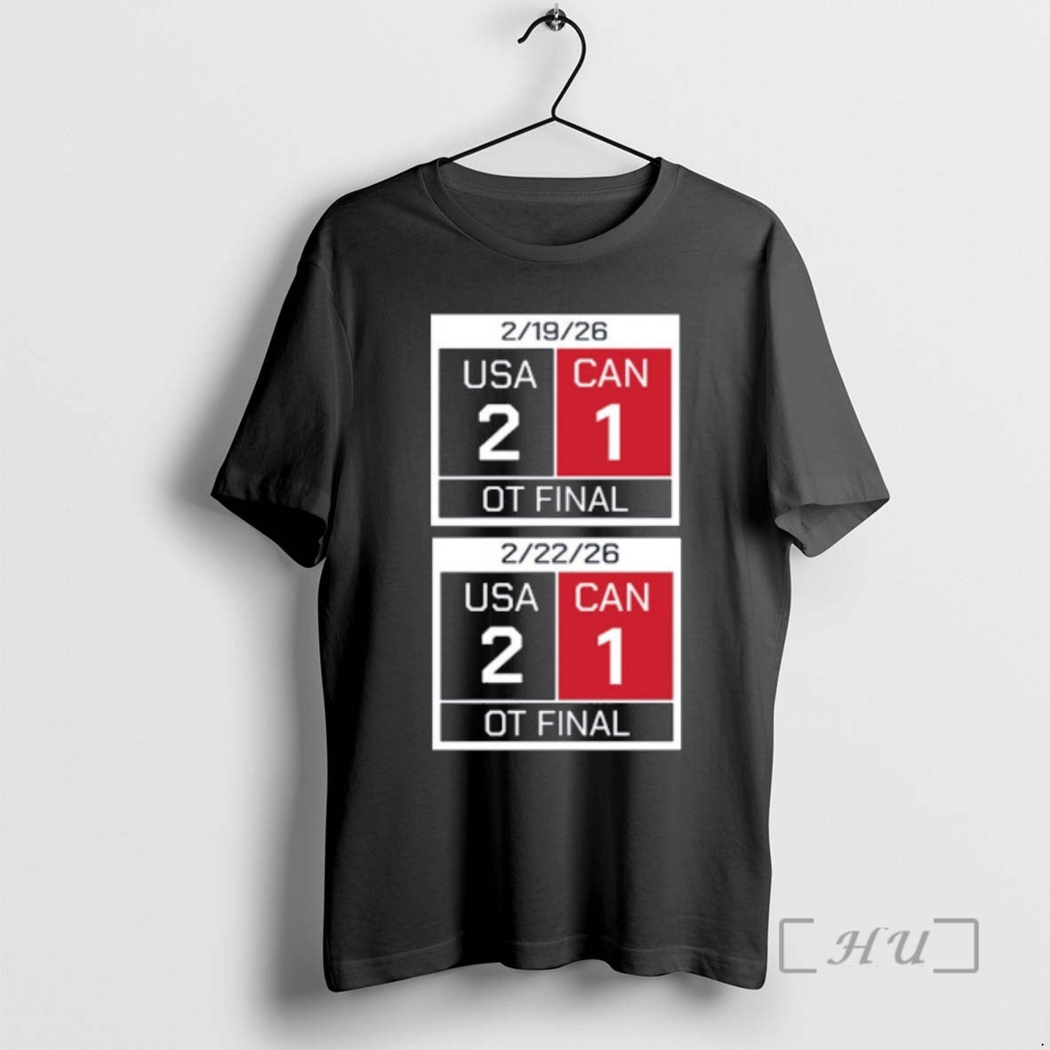 Officials America Scoreboard Thats Just American Hockey Usa Vs Canada 2026 Premium T Shirts Sweater