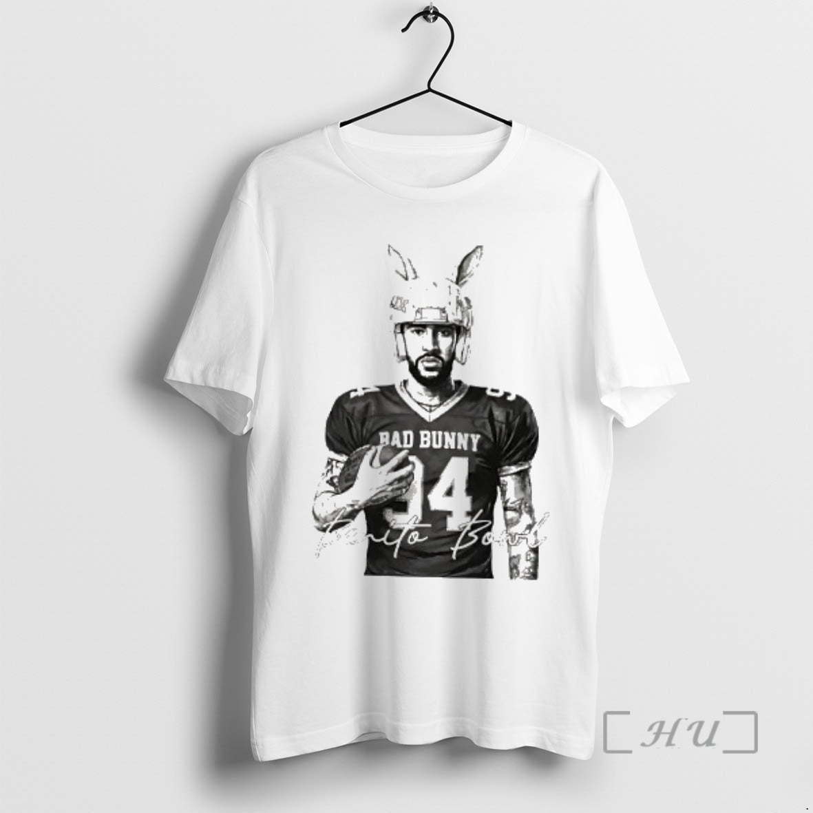 Officials Bad Bunny Benito Bowl Bunny Helmet Signature Tee