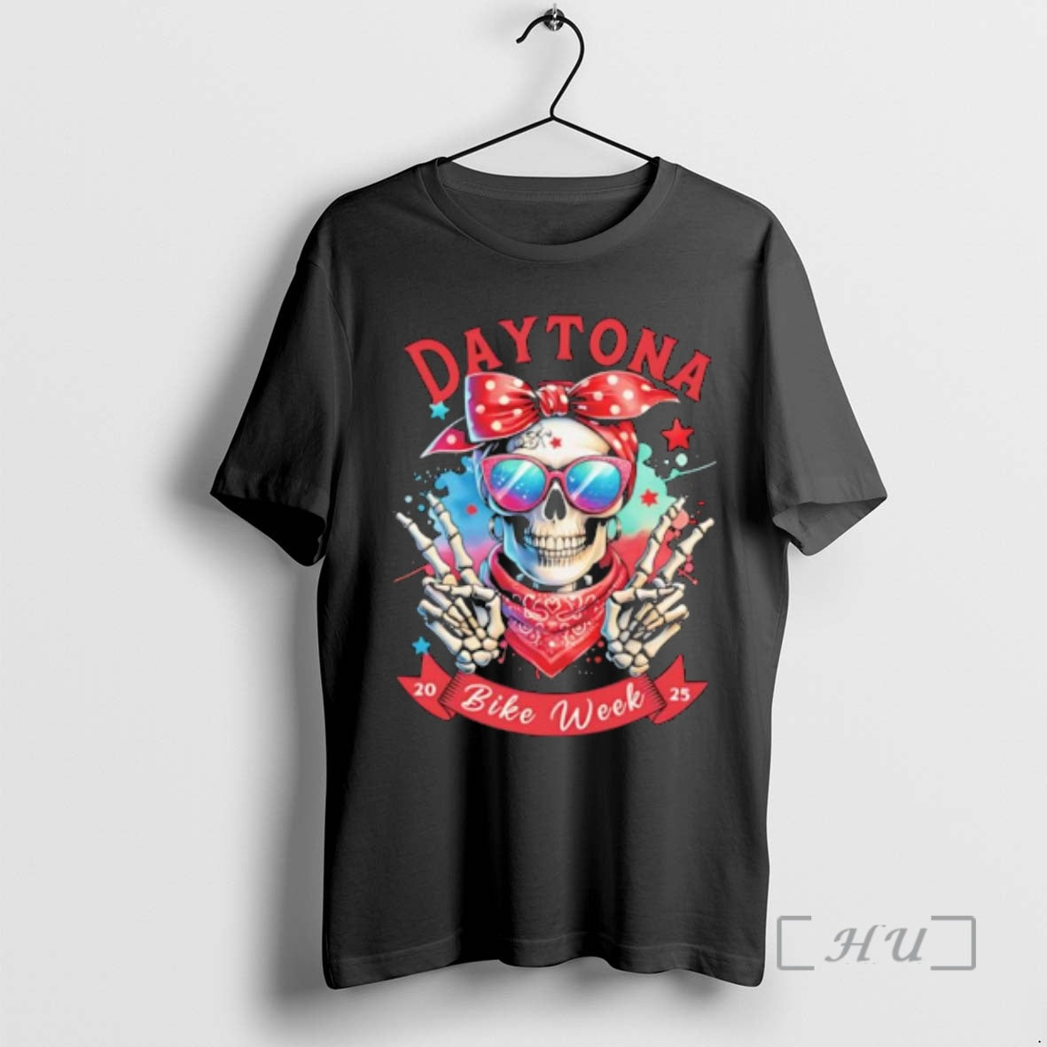 Officials Daytona Bike Week 2025 Hipster Skull