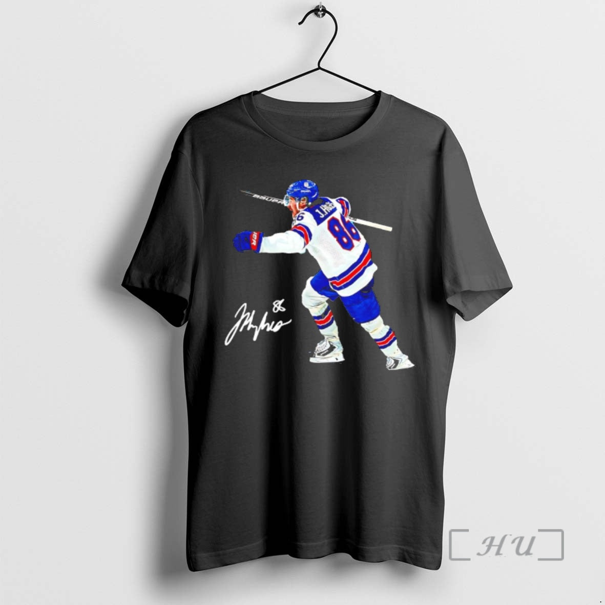 Officials Jack Hughes Overtime Signature
