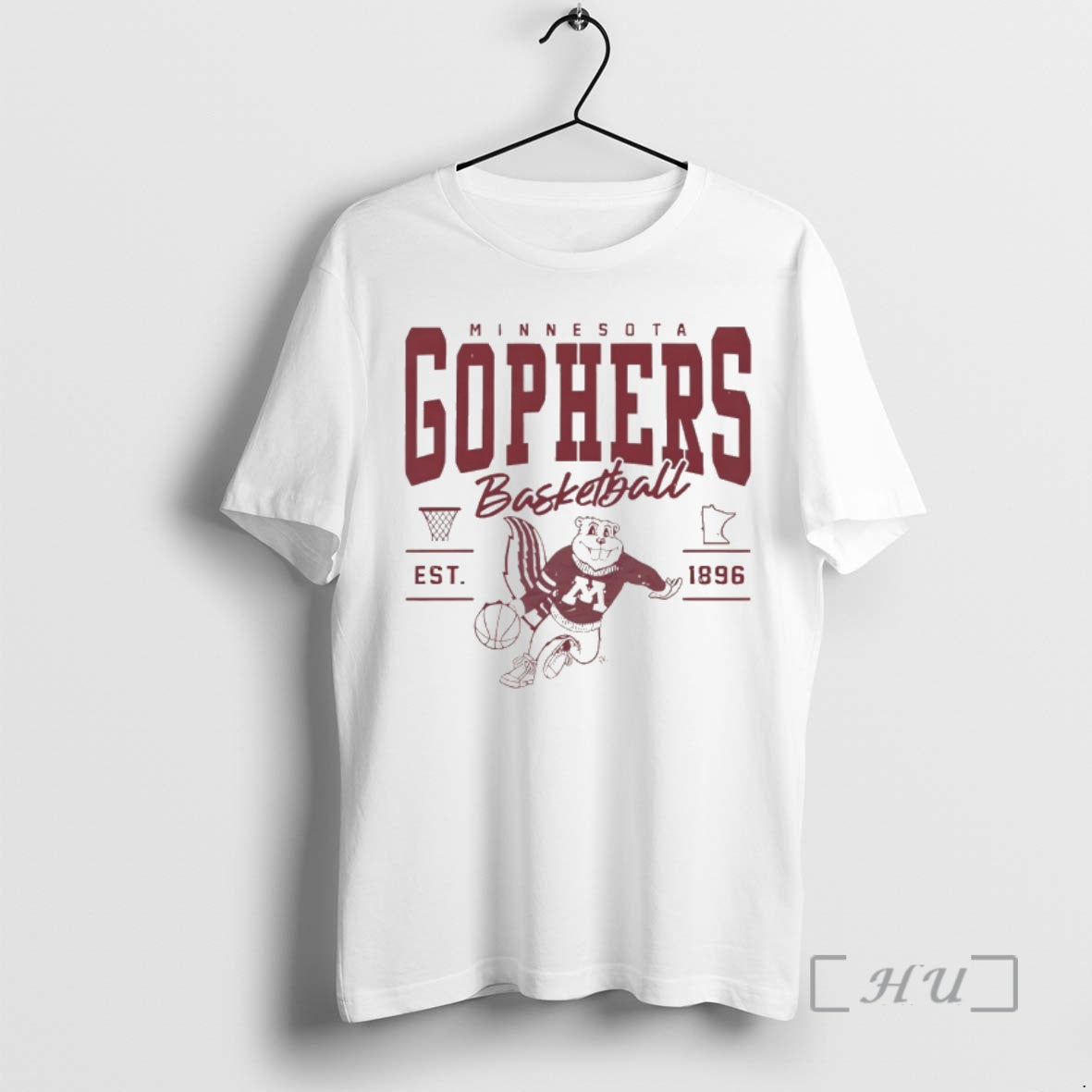 Officials Minnesota Gophers Basketball Mascot Est 1896 Vintage