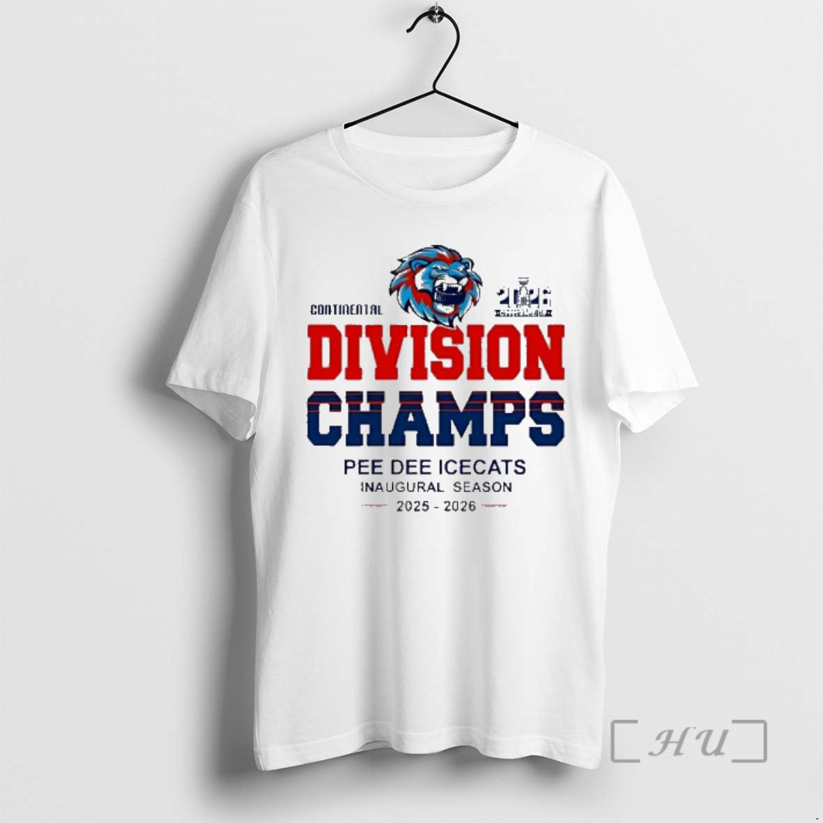 Officials Pee Dee Icecats Continental Division Champs Inaugural Season 2025 2026 Premium T Shirts Sweater