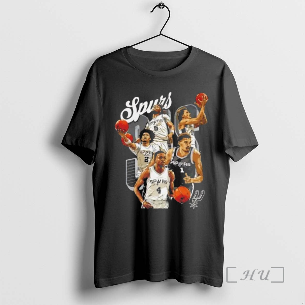 Officials San Antonio Spurs 2026 Starting 5 Graphic