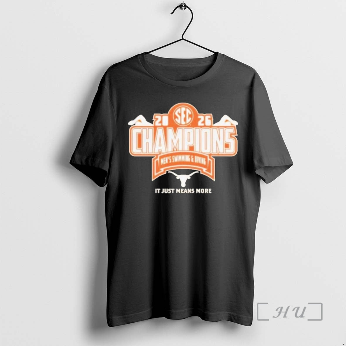 Officials Texas Longhorns 2026 Sec Mens Swimming Diving Champions Locker Room Premium T Shirts Sweater