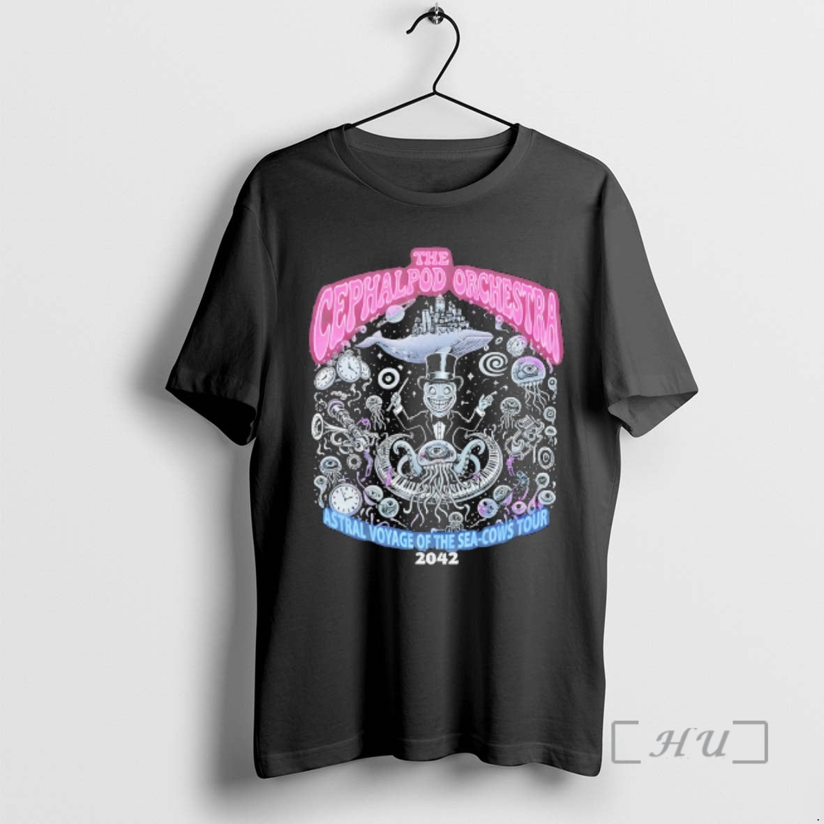 Officials The Cephalopod Orchestra Astral Voyage Of The Sea Cows Tour 2042 Premium T Shirts