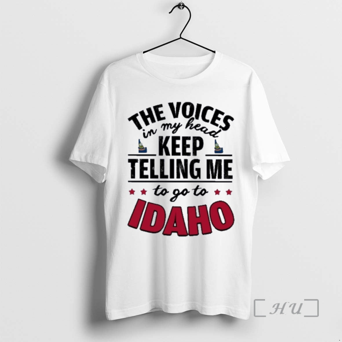 Officials The Voices In My Head Keep Telling Me Go To Idaho Premium T Shirts