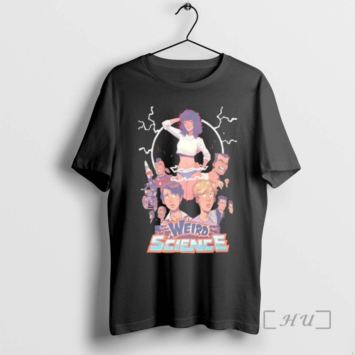 Officials Weird Science Cartoon Tribute 80s Movie Fan Cartoon