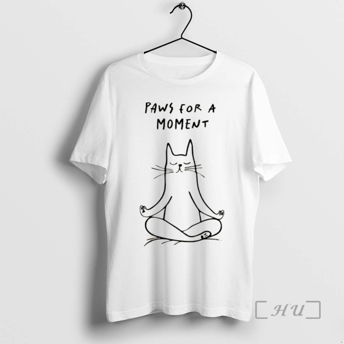 Officials Yoga Zen Cat Paws For A Moment