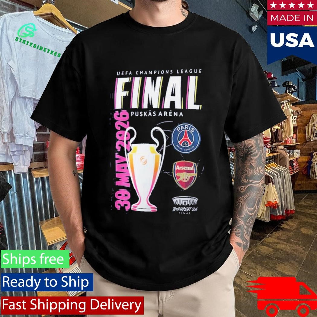 PSG Merch UCL Finalist Budapest 2026 Lifestyle Shirt