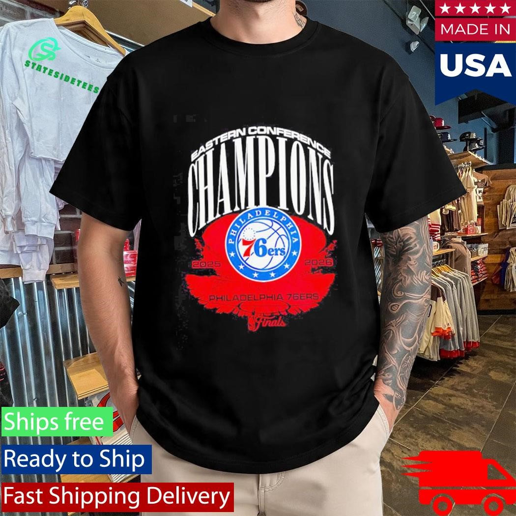 Philadelphia 76ers 2026 Eastern Conference Champions Finals Vintage Shirt