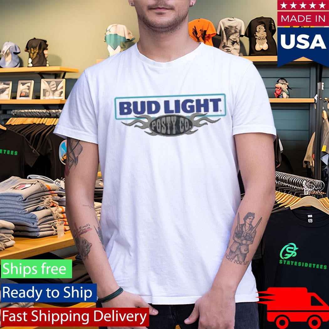 Post Malone Posty Co X Bud Light Shirt